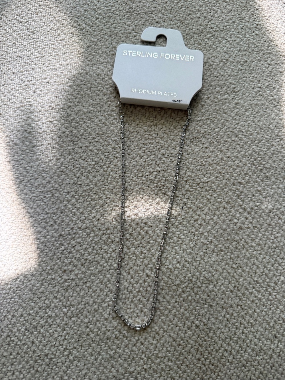 Sterling Forever Georgia CZ Tennis Necklace - Picture 5 of 6